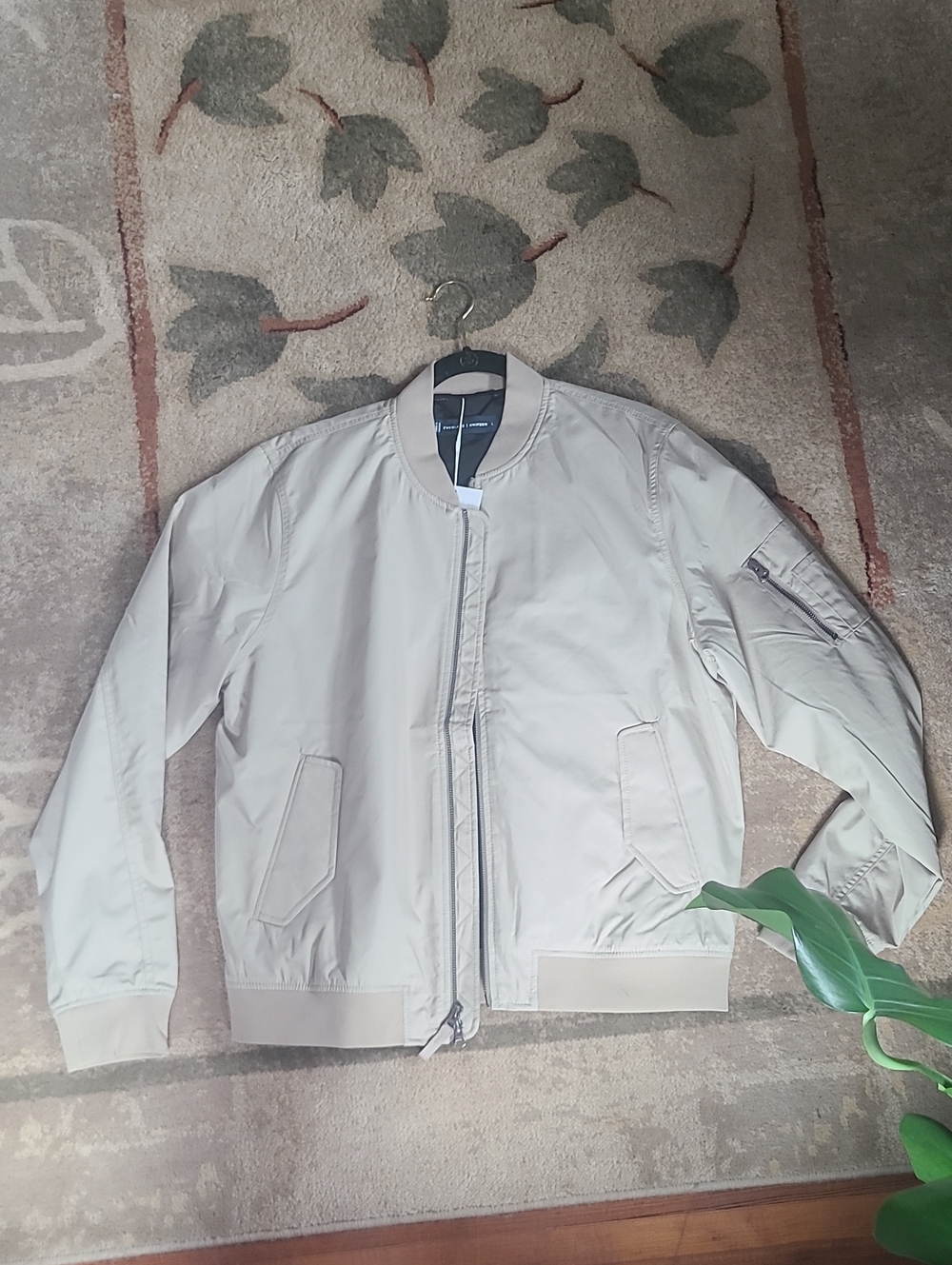 Everlane Beige Bomber Jacket